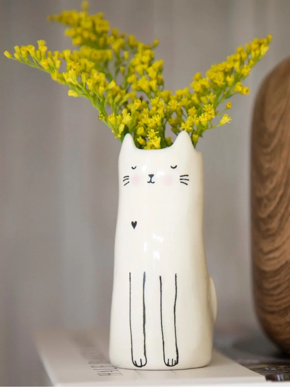 Natural Life Cutest Little Bud Vase - Cat